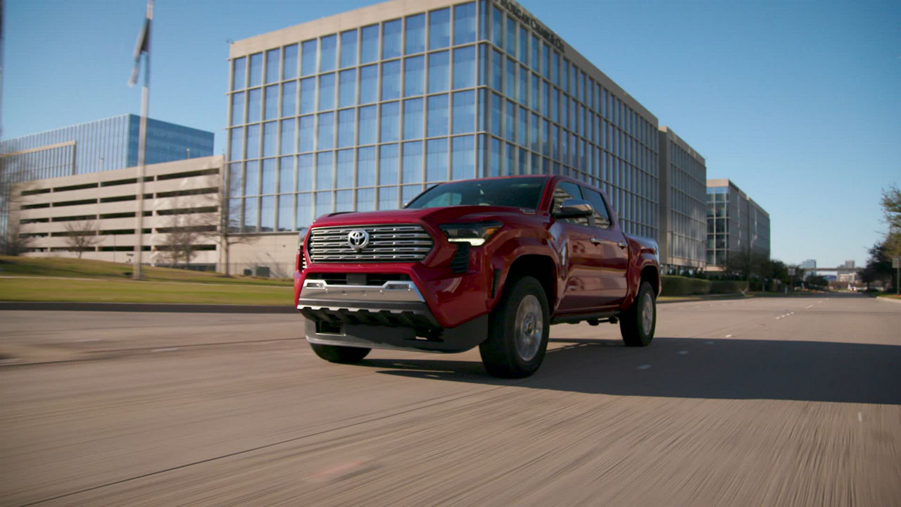 2024 Toyota Tacoma i FORCE Max Limited SupersonicRed C2C BRoll mp4